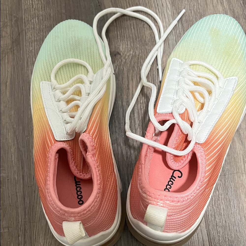 Chicco Women's Gradient Sneakers - Pink and Green